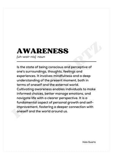 Awareness Halo Quartz